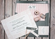 Romantikus és gyengéd szürke-rózsaszín esküvői - menyasszony klub