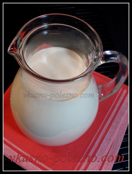 Kefír az olvasztott tejből otthon