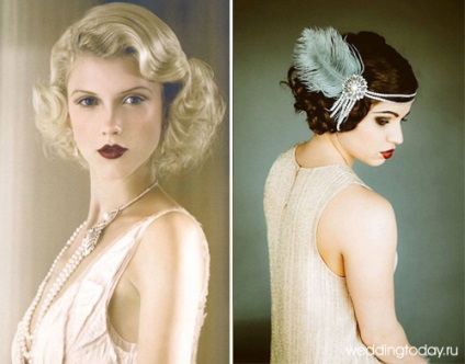 Az esküvő a stílus The Great Gatsby Art Deco 20s