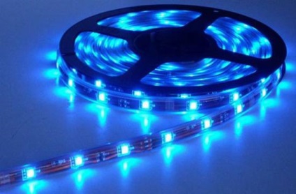 A lámpa a LED szalag a kezével (lámpa) A lámpa a LED szalag a kezével