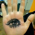 Eye Tattoo háromszögben érték, fotók, vázlatok (háromszög) Eye Tattoo háromszögben érték, és a miniatűrök