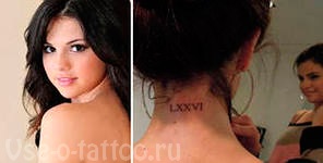 Tetoválás Selena Gomez képek és értékek