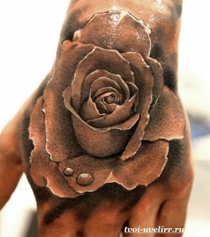 Tetoválás a kefét (tetoválás a kezét) Tattoo csuklóján