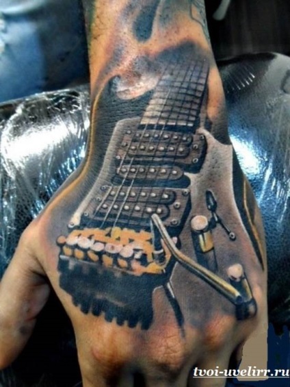Tetoválás a kéz (a kéz tetoválás a fotó) Tattoo csuklóján