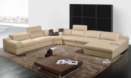 Sarok kanapék design, fotó (a választott sarokpad) Sarok kanapék design, fotó