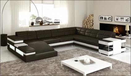 Sarok kanapék design, fotó (kép) Sarok kanapék design, fotó