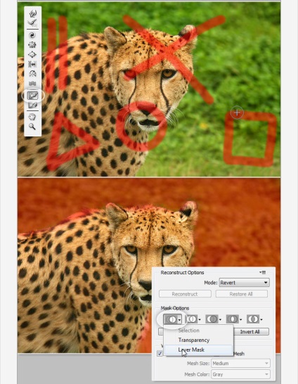 Lecke eszköz photoshop folyósítja el (eszköz) Lecke photoshop Cseppfolyósítás eszköz