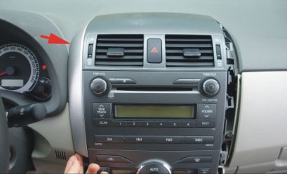 Mércét multimédia rendszer Toyota Corolla - Autokadabra