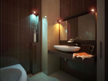 A fürdőszoba a stílus hi-tech fotó fürdőszoba és belső design, csempe high-tech (hu) A fürdőszoba a stílus hi-tech fotó fürdőszoba és belső design, high-tech csempe