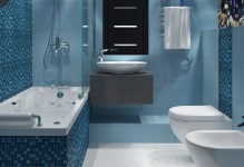 A fürdőszoba a stílus hi-tech fotó fürdőszoba és belső design, csempe high-tech (stílus) A fürdőszoba a stílus hi-tech fotó fürdőszoba és belső design, high-tech csempe