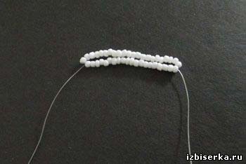 Mezei szulák gyöngy, vadvirágai gyöngyök (beads fehér fehér) Gyöngy szulák, vadvirágok gyöngyök