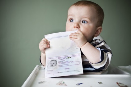 Útlevél az újszülött szükséges dokumentumokat, a regisztráció és vételi jellemzők