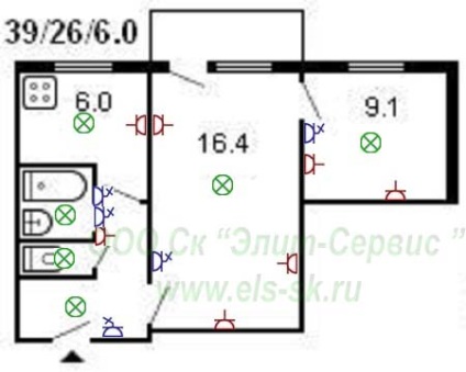 Cseréje a vezetékeket hruschevke (hruschevke) Elektromos vezetékek cseréje a Hruscsov