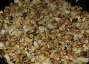 Rántott gombával (panírozott sertés) Grillezett sertés gombával