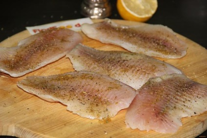 Grillezett tilápia recept fotó (sült) Grillezett tilápia recept egy fotó