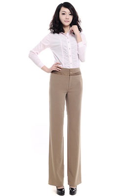 Nő egyenes nadrág viselése egyenes nadrág és hosszuk