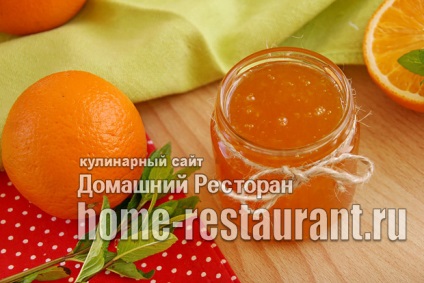Narancs lekvár recept fotó - otthon étterem