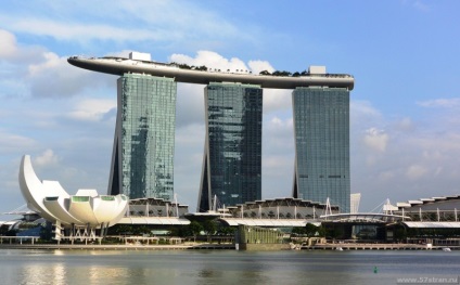 A tetőtéri medencével Szingapúr - Hotel Marina Bay Sands