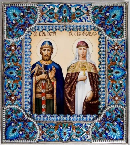 Mitől ikon Péter és Fevronia 1
