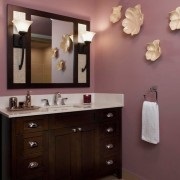 Lila szín a belső fürdőszoba szép gondolatok a fotó