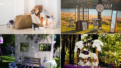 Photo zóna egy esküvő - ötletek tervezése és elhelyezése, fotó és videó