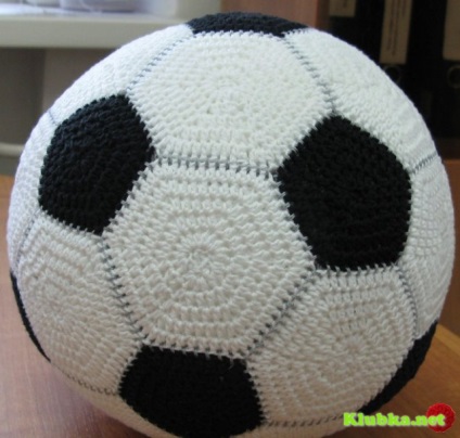 Futball, labda, horgolt - szól horgolt (hurok) Futball, labda, horgolt - szól horgolt