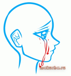 Hogyan kell felhívni a síró lány és egy szomorú arc az anime, könnyű és egyszerű ceruza, (fő) Hogyan kell felhívni a síró lány és egy szomorú arc az anime, könnyű és egyszerű, hogy dolgozzon egy ceruza