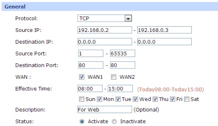 Hogyan kell helyesen konfigurálni politika routing (útválasztás) az útválasztó két port wan