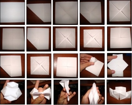 Hogyan készítsünk egy csónakot papír origami lépésről lépésre fotókkal és videó