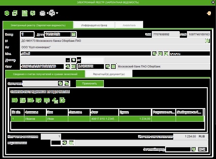 Hogyan hozzunk létre egy bérszámfejtés Sberbank Business Online