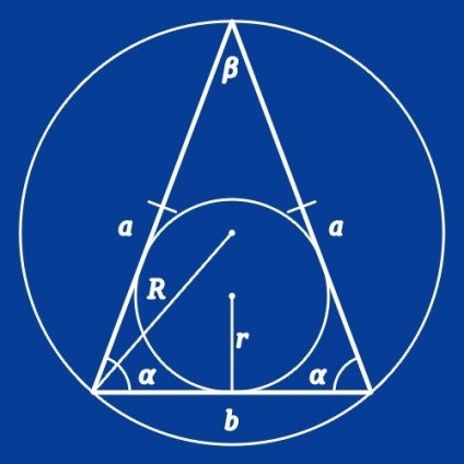 Hogyan számoljuk ki az irányt egy egyenlő szárú háromszög
