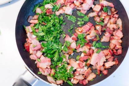 Carbonara szalonnát és tejszín recept (szalonna) Carbonara Szalonnás, tejszínes recept