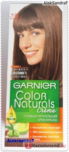 hajfesték Garnier color naturals krém - «szín - csokoládé - ​​pontosan kerestem! nagy