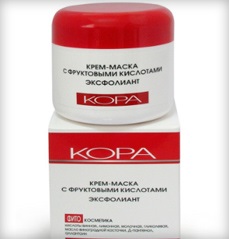 Cream kéreg arc és a szemhéjak (az rosacea, ráncok és öregségi foltok)