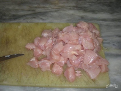 Csirke pörkölt joghurt - lépésről lépésre recept fotók