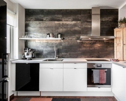 Konyha stílusában high-tech fotó mintákat a belső terek modern tech konyhák