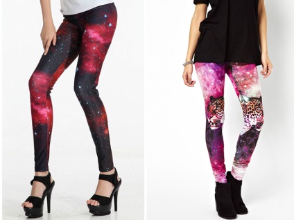 Leggings nyomtatási terület - a divatos és élénk képet