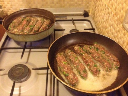Kebab egy serpenyőben recept otthon