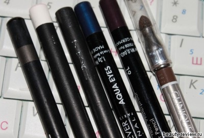 Saját eyeliners Chanel, mac, mufe és a Clinique, a kozmetikai vélemények