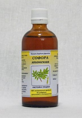 Tinktúra Sophora vodka - orvosolni a szívbetegségek és a vérerek (tinktúra) Tinktúra Sophora vodka - orvosolni a szívbetegségek és az ereket