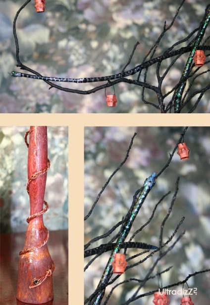 Karácsonyi kézműves 2013 kígyó fa - saját kezűleg