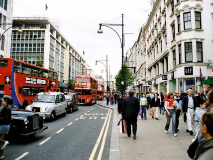 Oxford Street, Egyesült Királyság leírás, képek, ahol a térképen, hogyan juthat
