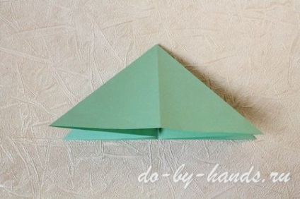 Origami alap formája a kettős treugolniktreugolnik