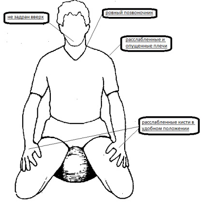 Testtartás a meditáció térdre, realmindfulness Laboratory (realmindfulness) Testtartás a meditáció térdre, realmindfulness Laboratory