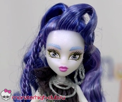 Frizura - íj - a babák Monster magas - mester osztály, Monster magas (szörny) Frizura - íj - a babák Monster High - mesterkurzus, nagy szörny