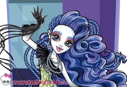Frizura - íj - a babák Monster High - mesterkurzus, nagy szörny (a babák haja) Frizura - íj - a babák Monster High - mesterkurzus, nagy szörny