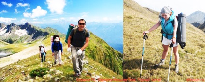 Radial túrázás, parkoló ovitelnye gyakorlatok Altáj-hegység