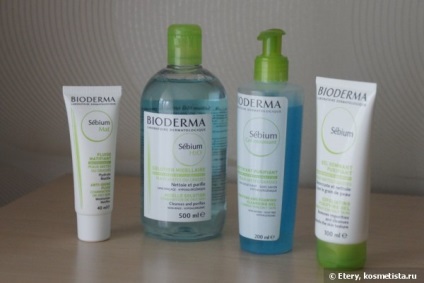 Sorozat BIODERMA sebium problémás bőr válaszok (sorozat) Sorozat BIODERMA sebium zsíros bőrre vélemények