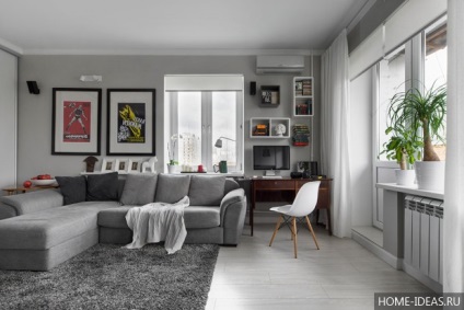 Gray a belső különböző helyiségek lakások foto