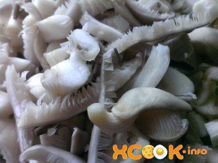 Kiadós saláta gombával - egy finom recept lépésről lépésre képek (gomba) Kiadós saláta gombával - egy finom recept lépésről lépésre fotók